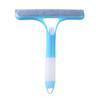 3-in-1 Multifunctional Glass Cleaning Tool with Sprayer, Plastic, for Kitchen, Toilet - Efficient Mirror and Window Scraper