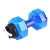 Large Capacity Dumbbell Shaped Exercise Sports Water Bottle Fitness Gym Training Cup Blue