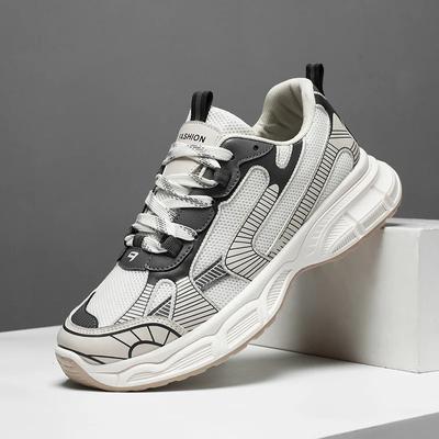 2025 Autumn New Men Casual Shoes Fashion Mesh Lightweight Running Shoes Outdoor Comfortable Breathable Non-slip Basketball Shoes