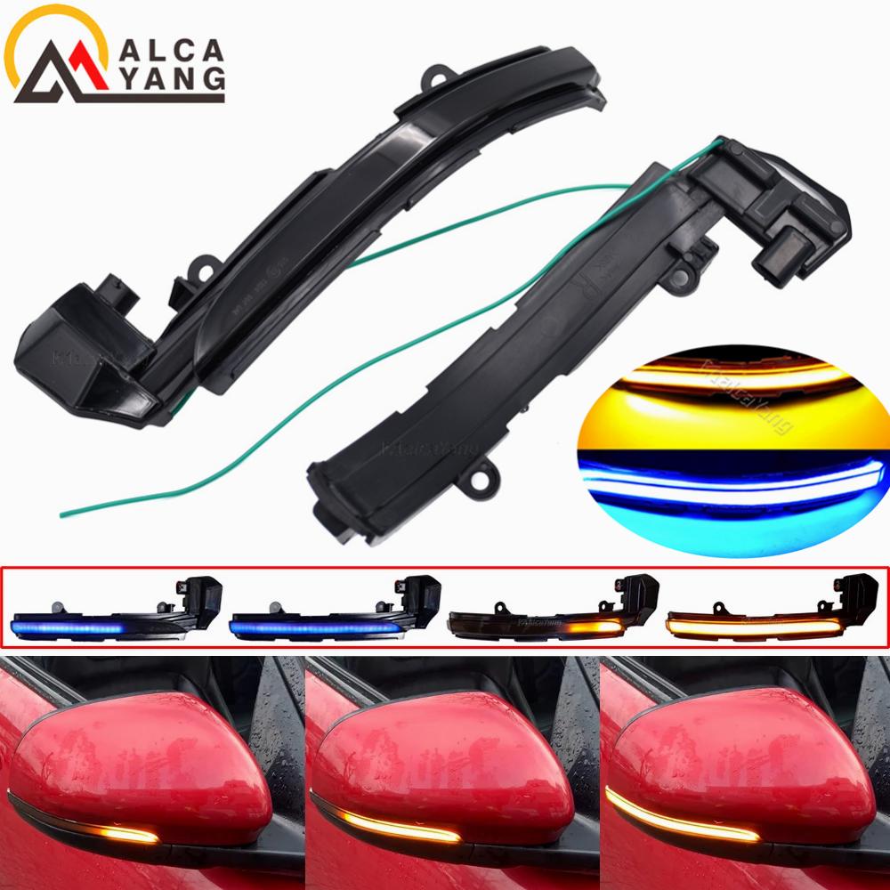 2Pcs Dynamic Turn Signal Light For Jaguar XE XF XJ F-TYPE XK XKR I-PACE X250 X260 LED Side Mirror Sequential Indicator Blinker