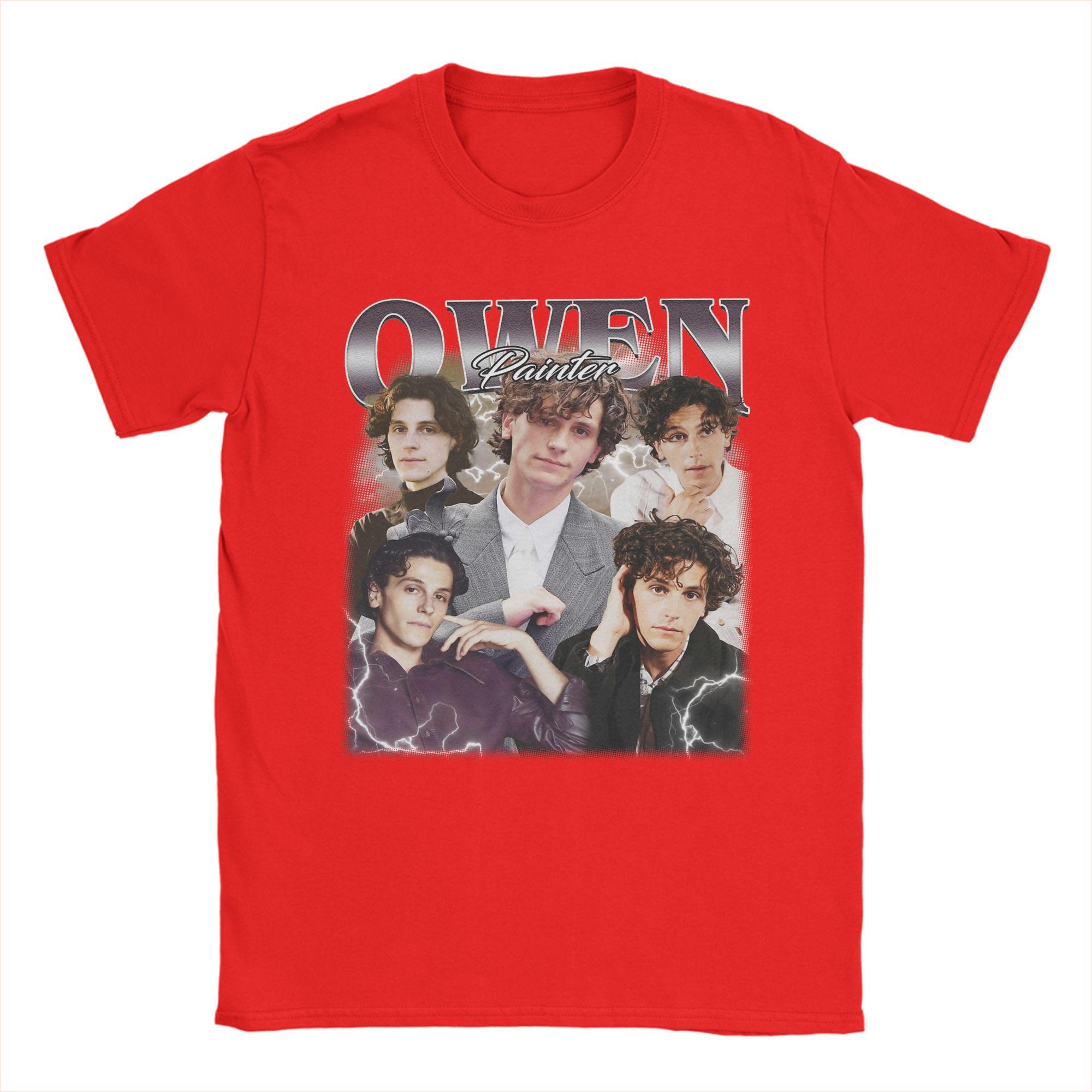 

Vintage Owen Painter Bootleg T Shirt Unisex Cotton Creative TShirts Round Collar Tee Shirt Short Sleeve Tops New Arrival S