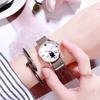 Women's Minimalist French Style Canvas Quartz Watch - Ultra-thin, Elegant Design for Couples