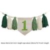Boho 1st Birthday Party Decoration Banner Photo Prop for Girl Baby Shower Pink Wall Hangings Decorative for Kids Bedroom Gift