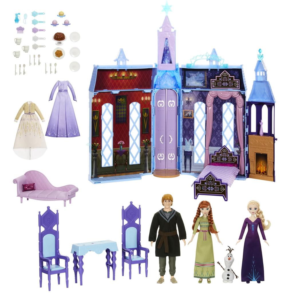Mattel Ledové království - Oblékněte si a hrajte si na Annu a Arendelle - Bílá figurka Olafa s převlékáním pro věk 3 let a starší - Modrá HYH09 (Disney Frozen) hrát si! Elsa, (3