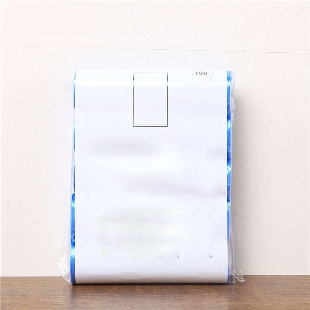 200PCS Plastic Disposable Garbage Bags Household Trash Bag Liner Bags Trash Pouch Storage