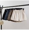 Women's High Waist PU Leather Shorts, New Autumn/Winter 2026 - Slimming, Versatile, Loose Wide Leg Design.
