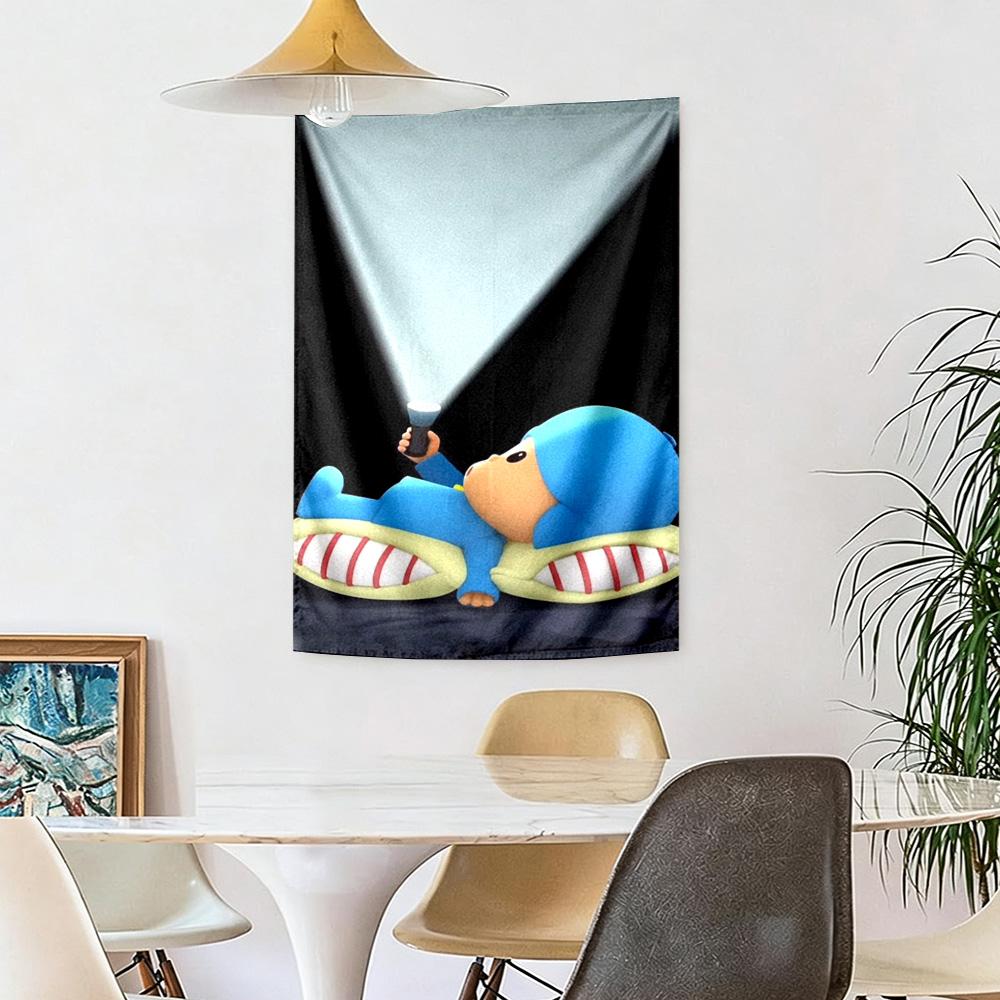 Pocoyo Retro Tapestry Rustic Farmhouse Ideal for Dorm Wall Balcony Living Room Year-Round Gallery Wall Gift for Friends Family