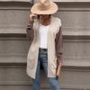 YYFS Women's Fashion Casual Fall Winter Colour Block Print Long Sleeve Sweaters