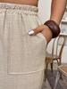 Women's Plus Size Casual Wide Leg Pants Loose Fit for Daily Wear