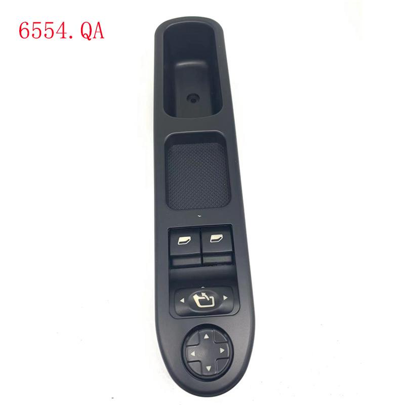 6554QA 6554.QA Power Door Window Switch Front Driver Left Side for Peugeot 207 06-09 6554.PZ 9654859677