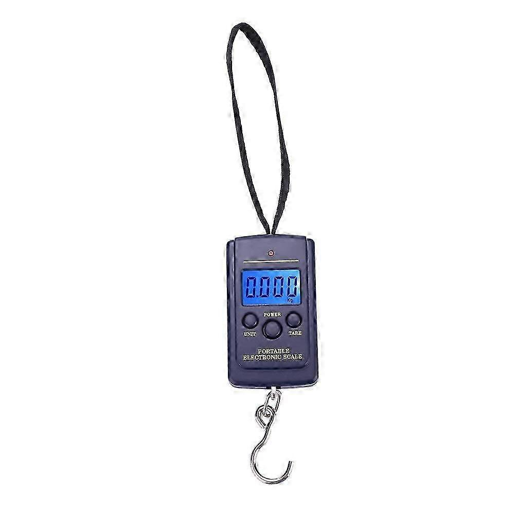 40kg LCD Digital Fishing Scale - Portable Electronic Weight Meter for Travel & Outdoor Use