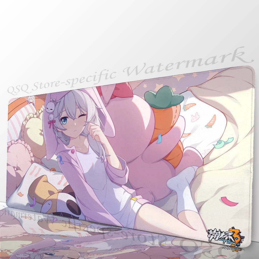 Theresa Apocalypse H-Honkai Impact 3 ANIME Mousepad Non-slip Suitable For Office Computers Laptops E-sports Game Desk Mats XXL