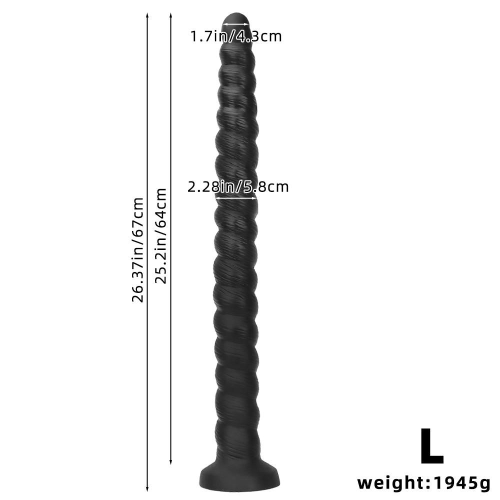 Flüssiges Silikon Extra langer Analplug Dilatator Masturbator Dildo Fisting Strap on Cock Gay BDSM Realistischer Penis