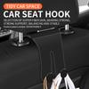 Multi-Functional Car Headrest Hook Ultrafine Fiber Skin Rear Seat Hanging Dual Hook 20KG Large Load-Bearing ABS Hook Hanger
