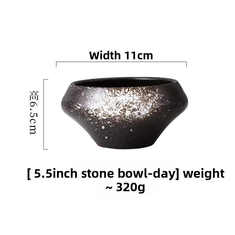 Japanese Style Ceramic Conical Bowl Creative Dessert Simple Deep Salad Bowl Commercial Rice Elegant Soup noodle ramen bowl