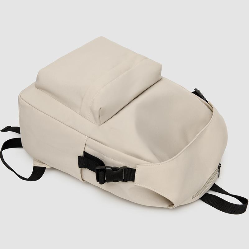 Daily Large Capacity Travel School Backpacks Ladies Pure Color Shoulder Knapsacks Nylon Zipper Shopping Rucksacks