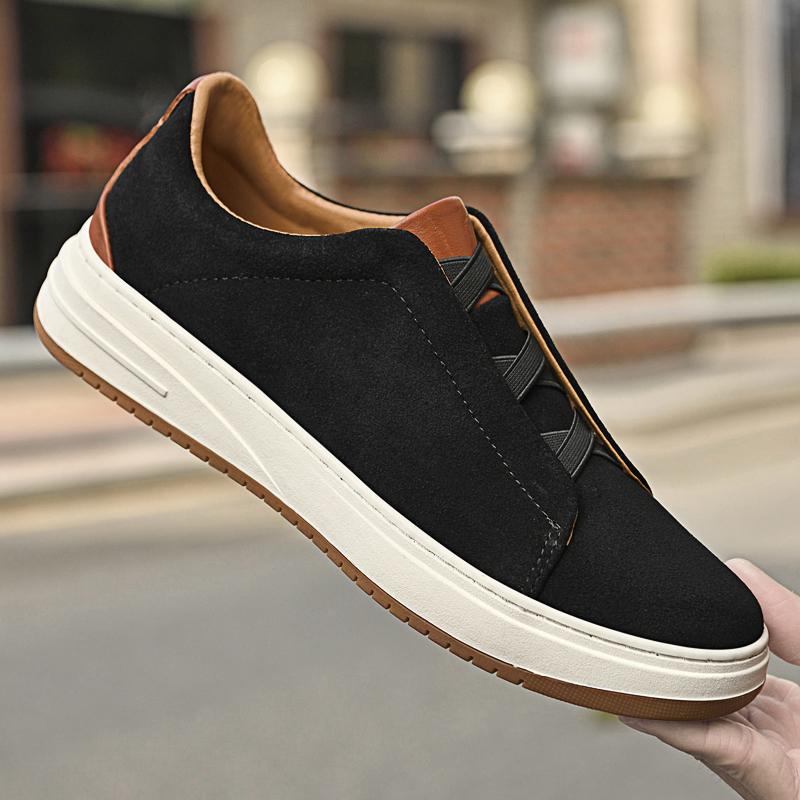 2025NeueLässige und Modische Ausflüge,ErstklassigeRindlederschuhe mit Weichem Obermaterial, Freizeitschuhe, Ganzjahres-Kleine Sneaker, Herrenschuhe