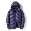 Men's Lightweight Hooded Down Cotton Jacket for Year-Round Wear