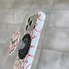 Korean Red Heart Magnetic Bracket Phone Case for iPhone 17/16 Pro Max/15 Pro
