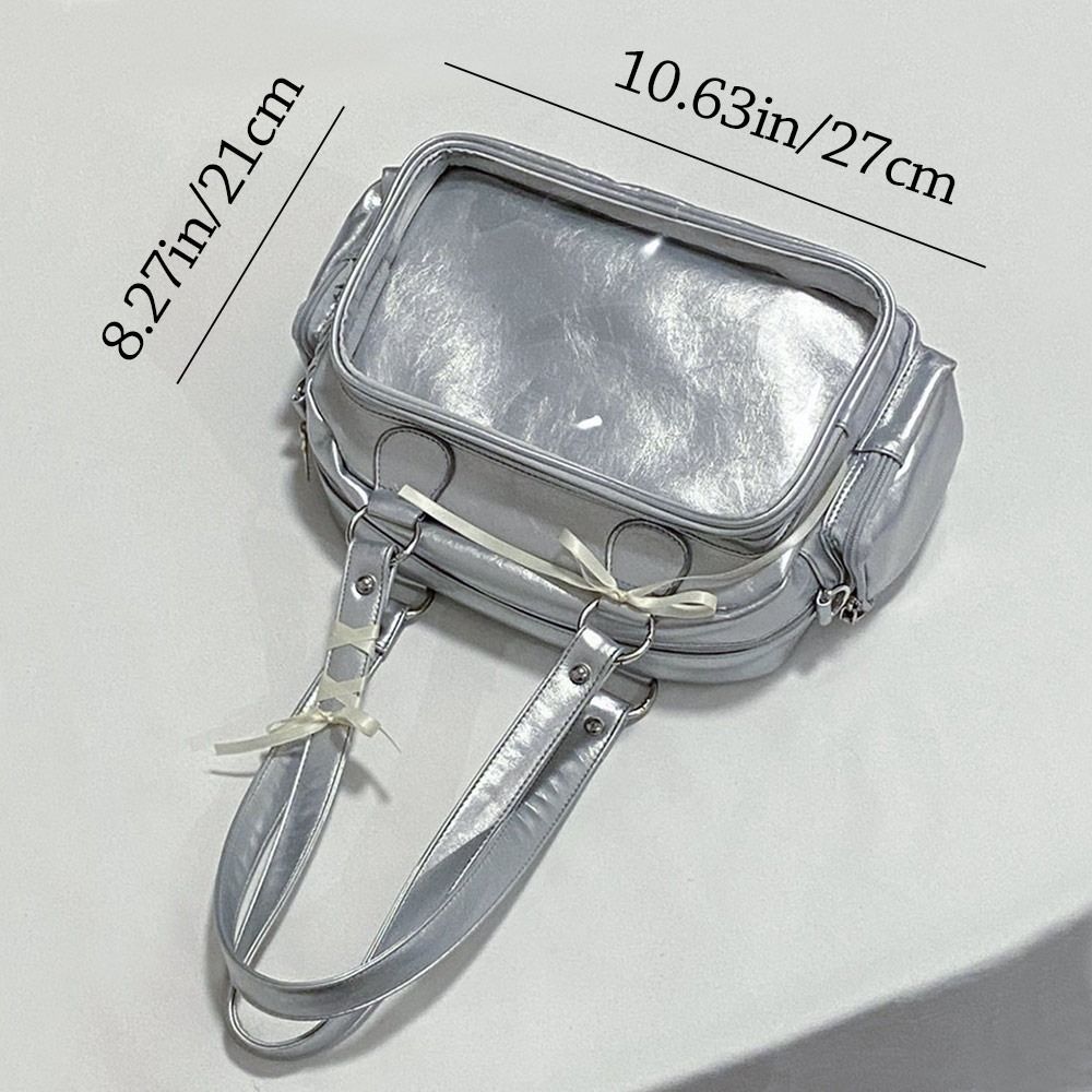 Japanese Uniform JK Shoulder Bag Large Capacity Transparent Shoulder Crossbody Bag Student School Bags Itabag Women
