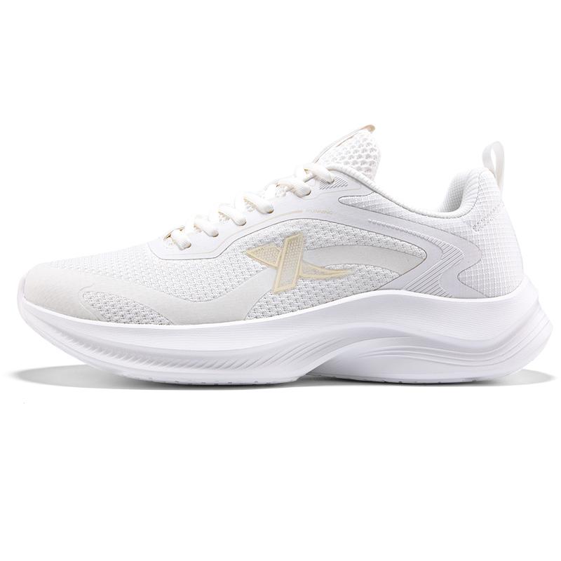 Xtep Comfortable Fashion Shock Absorbing Lightweight Low Top Casual Running Shoes Men sneaker Sail-White 876319110084-8 39