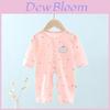Baby Cotton Long Sleeve Romper With Open Crotch For Newborns And Infants