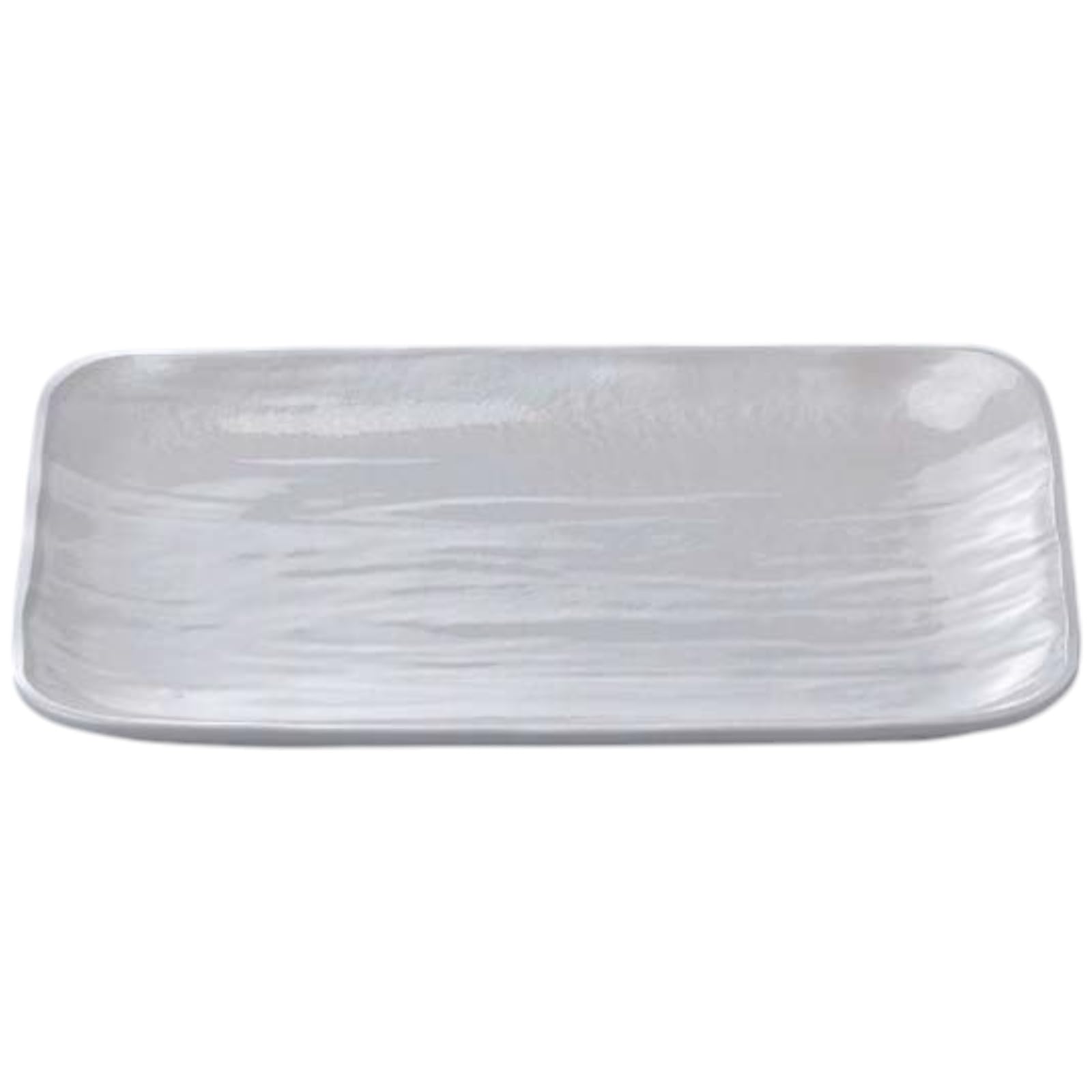 

Премиальная тарелка для подачи нигири-суши, длинная прямоугольная Дайхо, белая, сделано в Японии, J-Kitchens, тарелка 2-сяку, аква, ударопрочная,