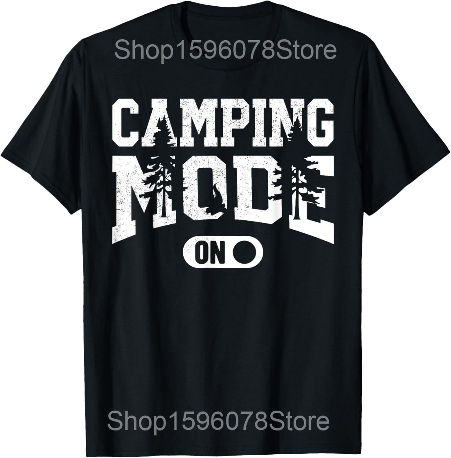 

Im Sexy and I Tow Vintage Funny Camping RV Camper Truck Camping T Shirt Men Humor Streetwear Short Sleeve Unisex Loose Clothing S