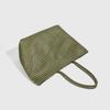 2025 New Fashionable Large-capacity Pure Hand-knitted Single-shoulder Underarm Bag Niche High-end Portable Tote