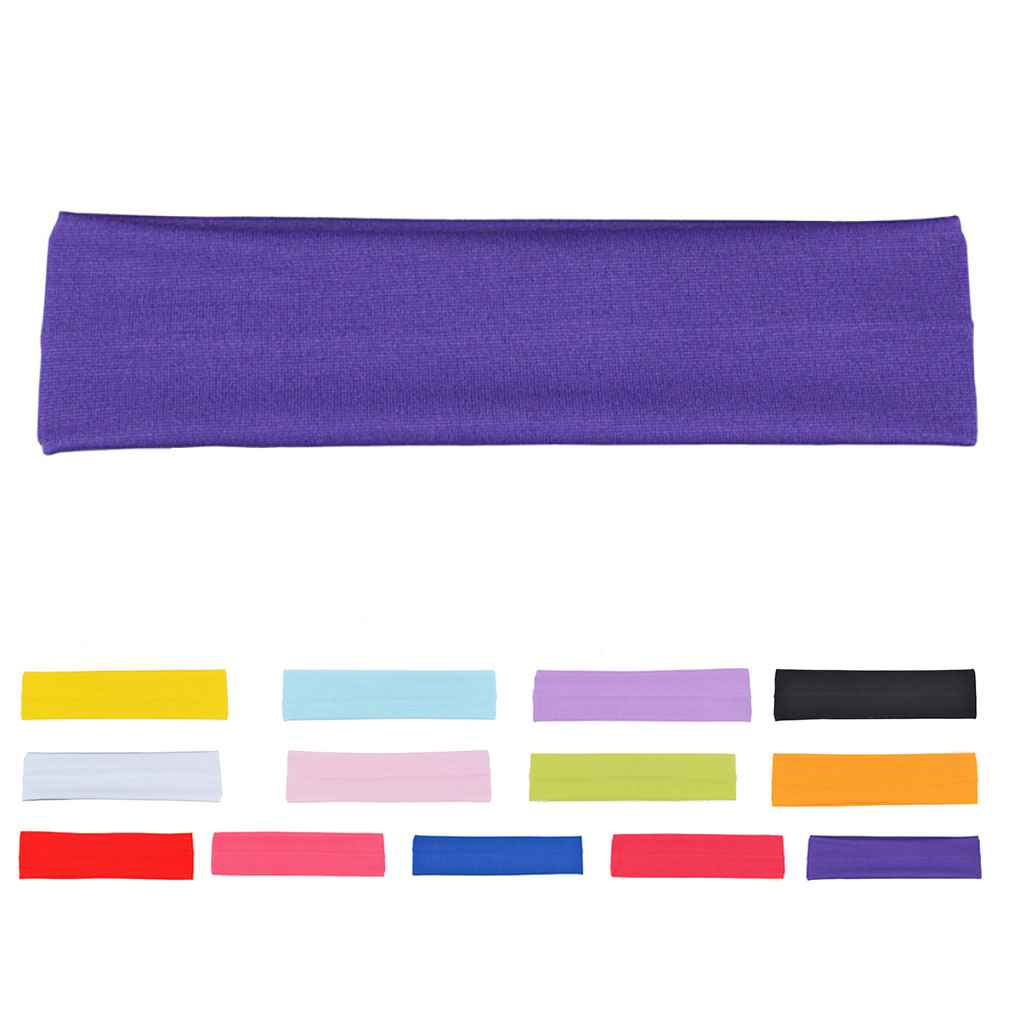 Sports Headband Gym Workout Exercise Yoga Elastic Golf Portable Sweatband Basketball Football Hiking Headwear Running