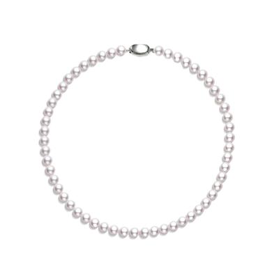 PHNIBIRD Pearl Popular and Premium Shell 925 Sterling Perfect for and Other Special Women's Necklace, Casual, Pearl, 8mm, Silver, 45cm, Weddings,