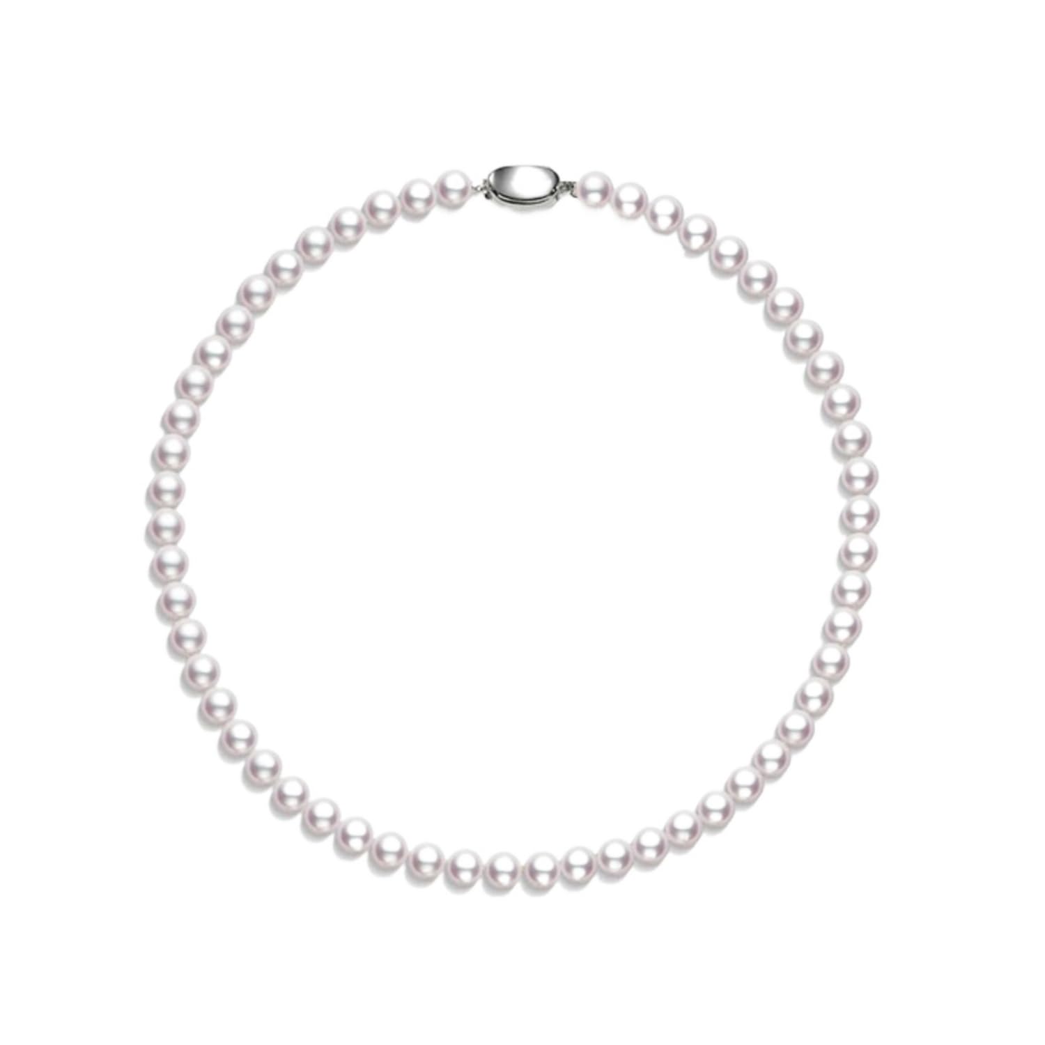 

Pearl Necklace for High Quality Shell 925 Pearl Formal Gift [PHNIBIRD] Women, Popular, Casual, Pearl, 8mm, Silver, Necklace, Occasions, 45cm, Party,
