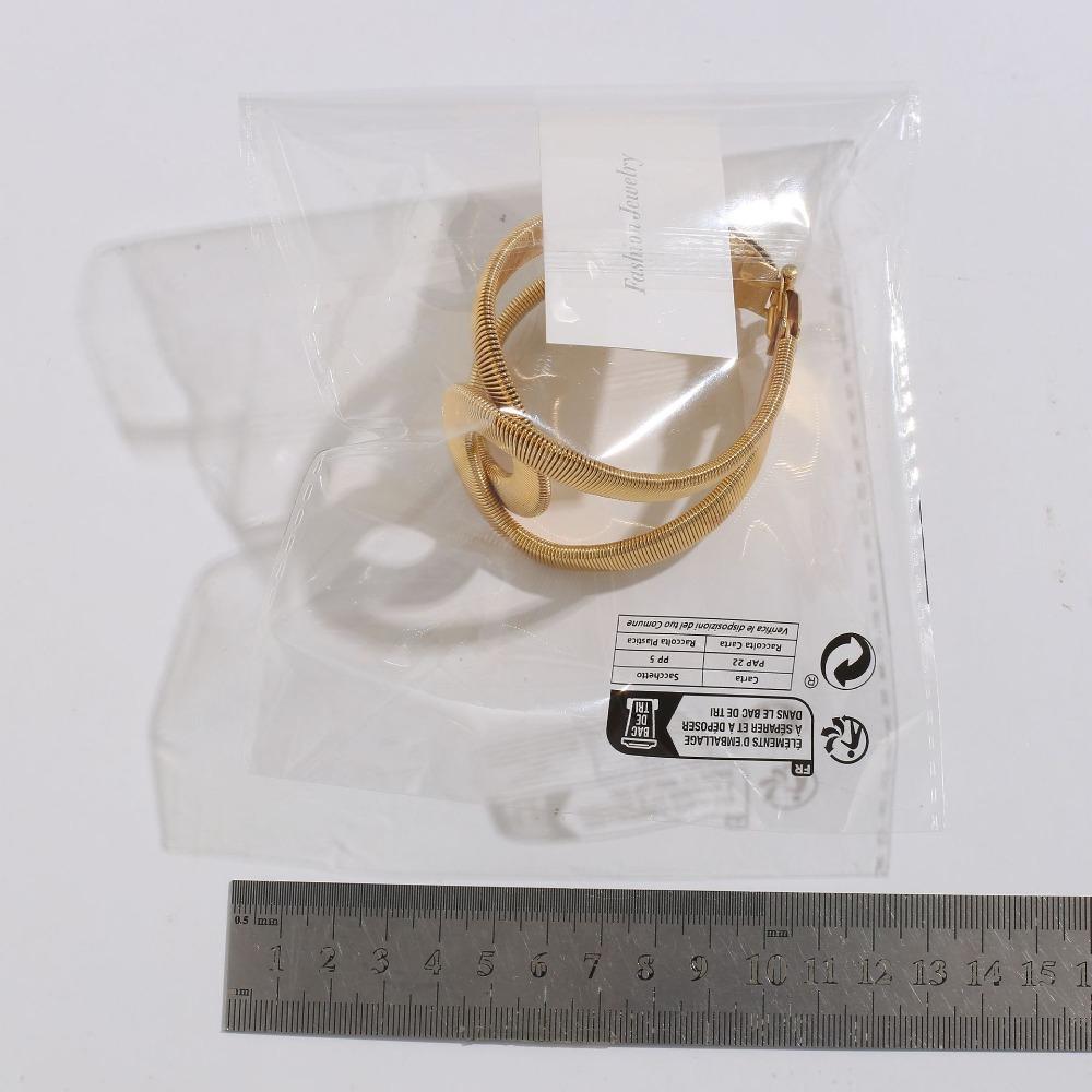 Temperament Metal Smooth Bracelet Simplicity Bracelet Creative Cross Opening Bracelet