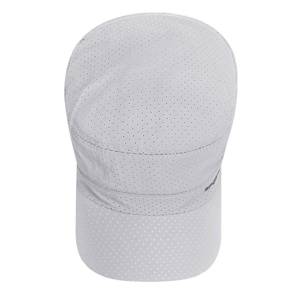 Breathable Summer Sunscreen Fisher Hats Adjustable Baseball Cap Women Men Cap Flat Top Caps Cadet Hat Bone Cap