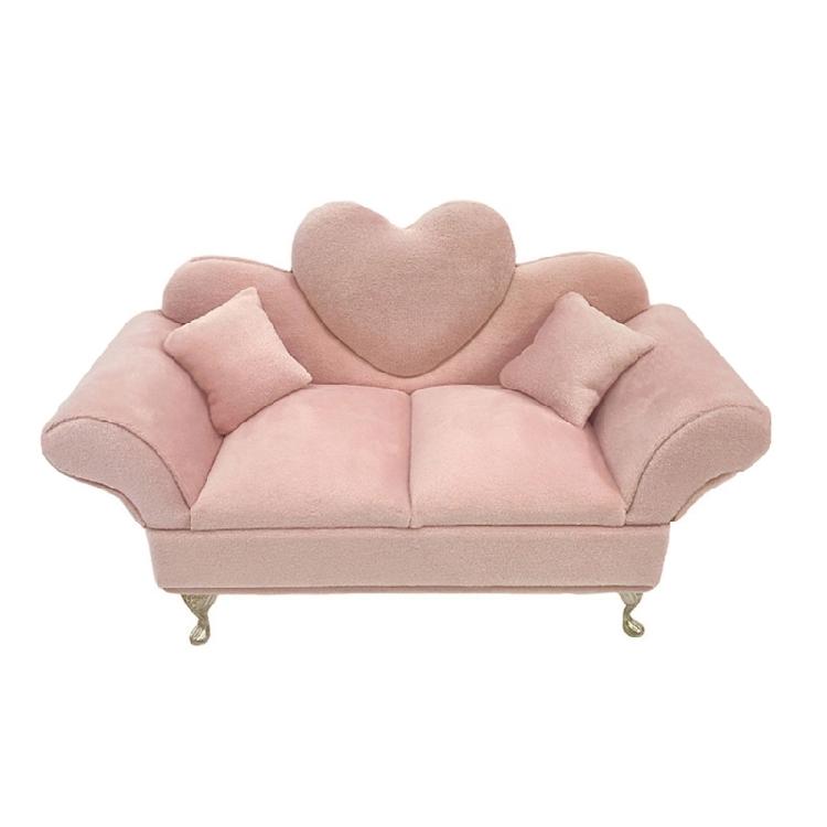

Stylish Plush Jewelry Display Stand Elegant Plush Jewelry Case European Style Mini Chair for Ring Earring Display