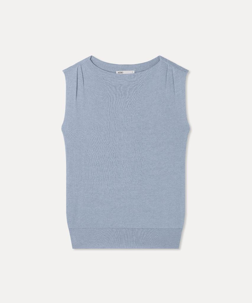 MIXXO Boat Neck Short Sleeve Knit_Miwkag51Ms