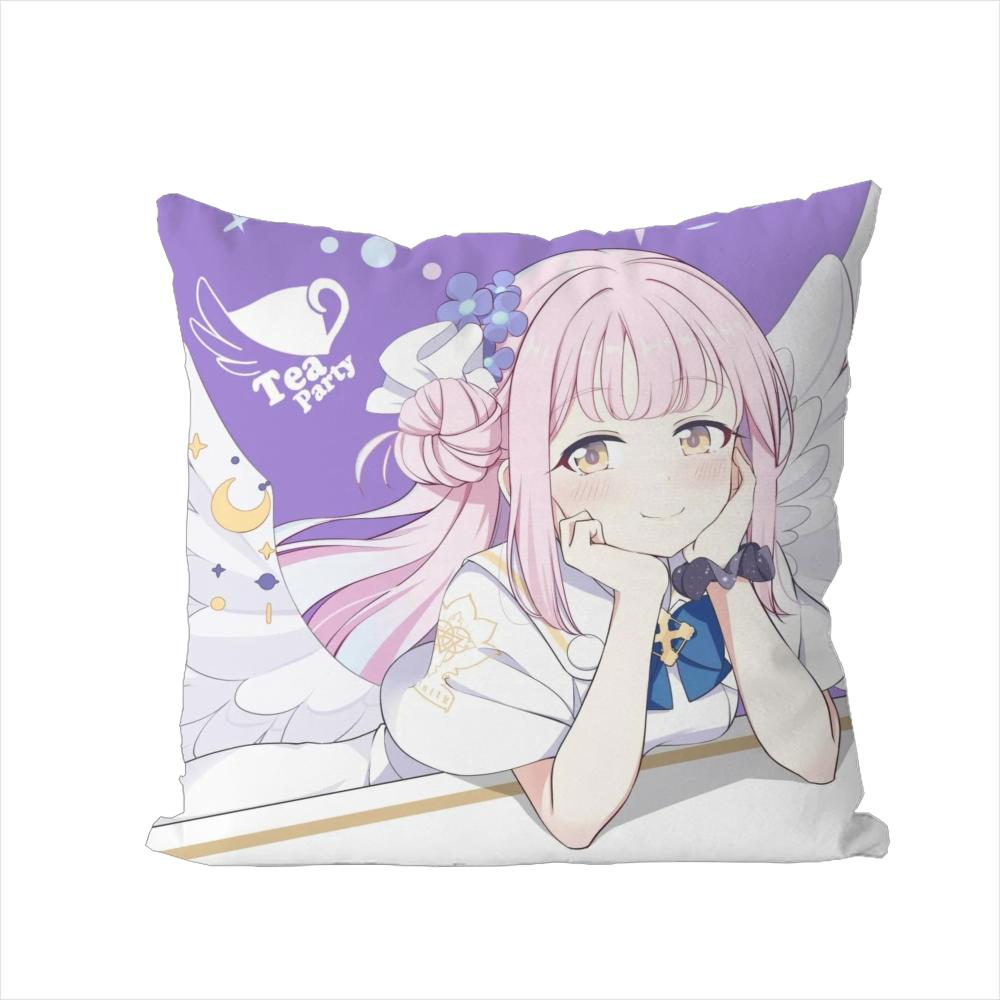 Blue Archive Pillow Case For Car Sofa Decorative Home Doublesided Print Plush Square Throw Pillow Cushion Cover