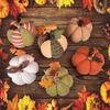 Ornamento Zucca Artigianale 2025 per Decorazioni del Giorno del Ringraziamento e della Festa del Raccolto