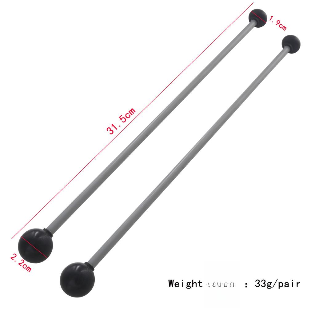 Orff Xylophone Mallets Marimba Mallets Xylophone Mallets Double-ended Mallets Drumsticks Keyboard Mallets Double-ended Mallets