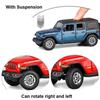 Model de mașină de jucărie la scară 1/32 pentru Jeeps Wrangler Rubicon, model de mașină din aliaj de jucărie de teren turnat sub presiune cu sunet și lumină