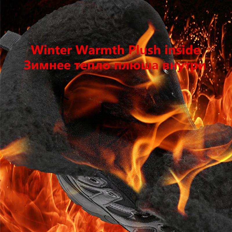 Neue Warme Plüsch Schneestiefel Herren Schnürschuhe Lässig High Top Herrenstiefel Wasserdichte Winterstiefel Rutschfeste Stiefeletten Herren Arbeitsstiefel