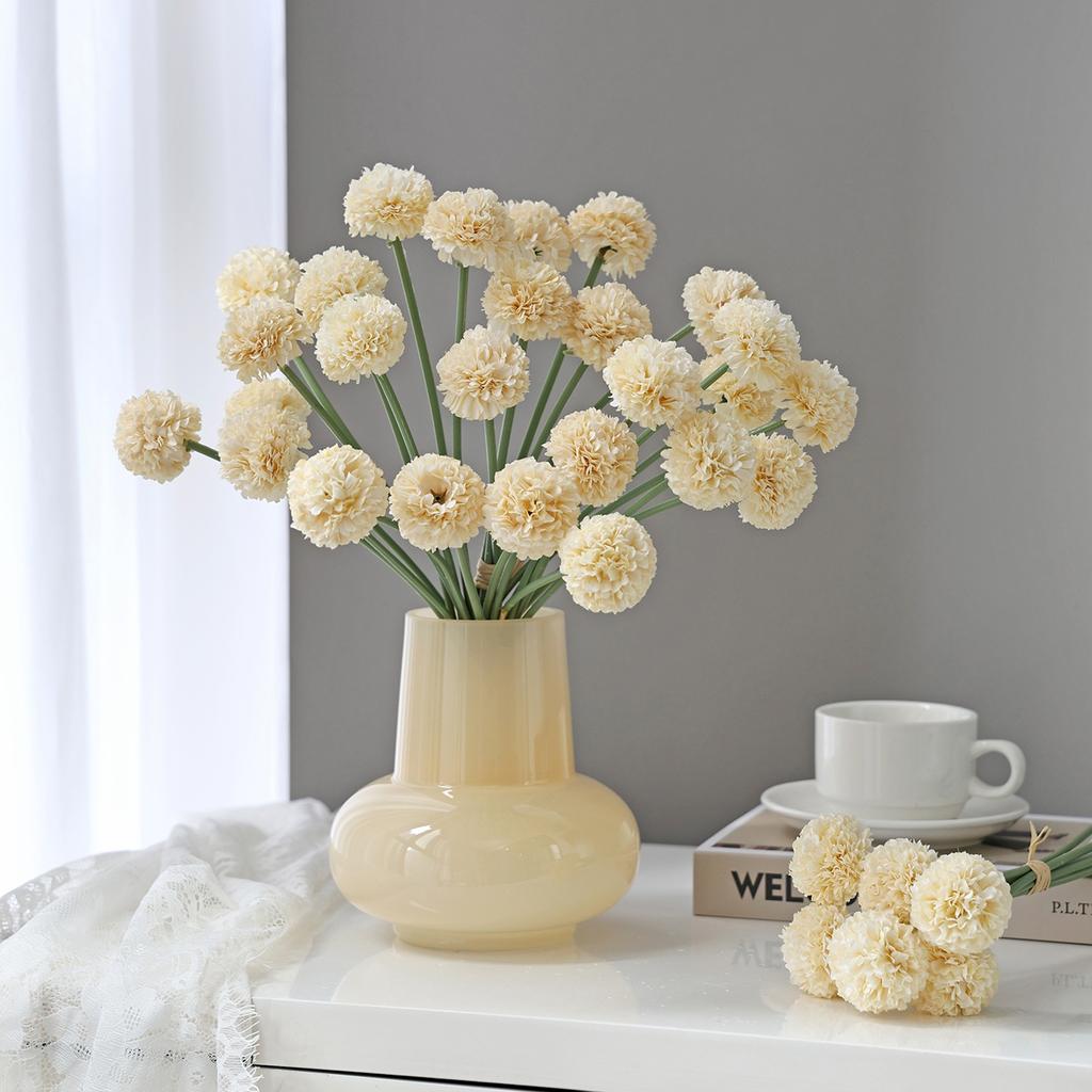 Artificial Flowers Silks Mini Ball Chrysanthemum Home Room Table Wedding Bridal Bouquets Decora Festival Outdoor Yard DIY Gifts