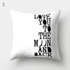Throw Pillowcase Home Decor  New Black and White Geometric Cushion Cover Decorative