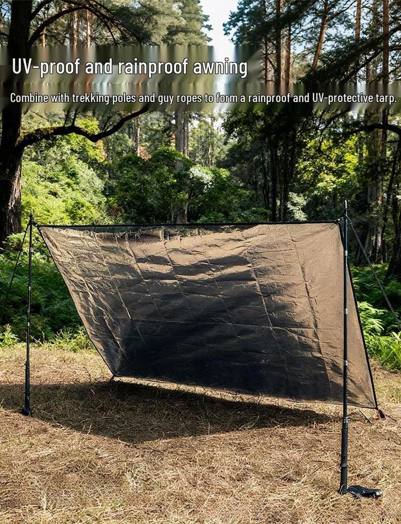 Outdoor-Überlebens-Thermodecke - Lebensrettend, Sonnenschutz, Aluminiumfolien-PE-Decke
