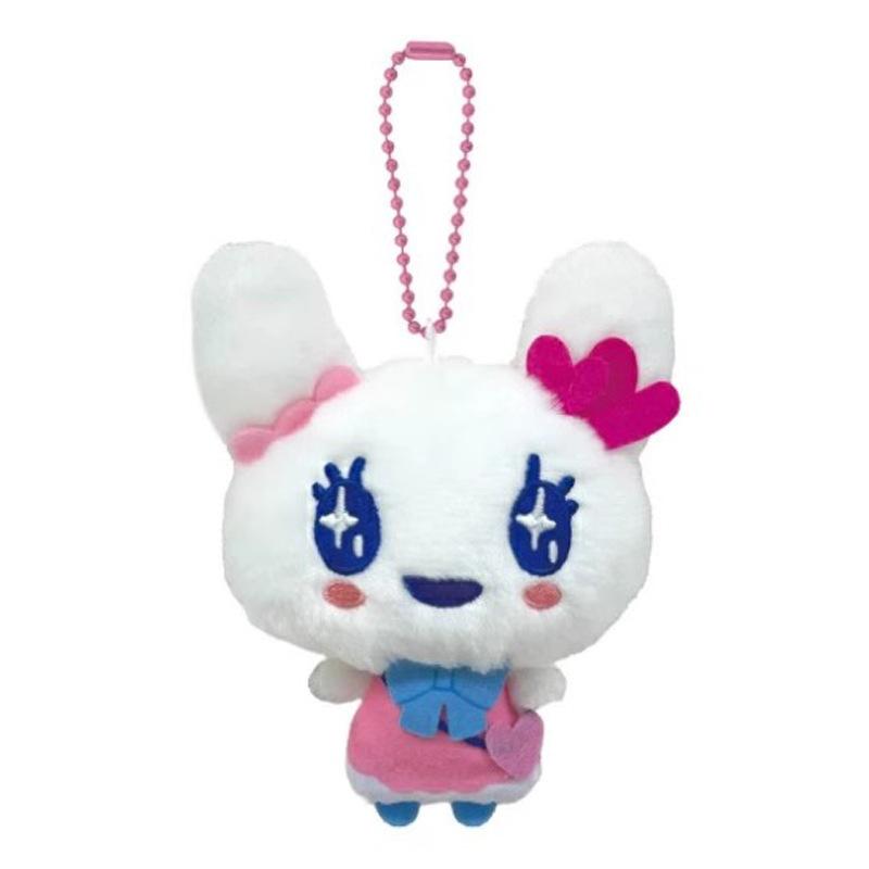 Kawaii Tamagotchii Plush Doll Pendant Funny Stuffed Mimiji Tama Family Backpack Pendant Collection Toy For Kid Birthday Gifts