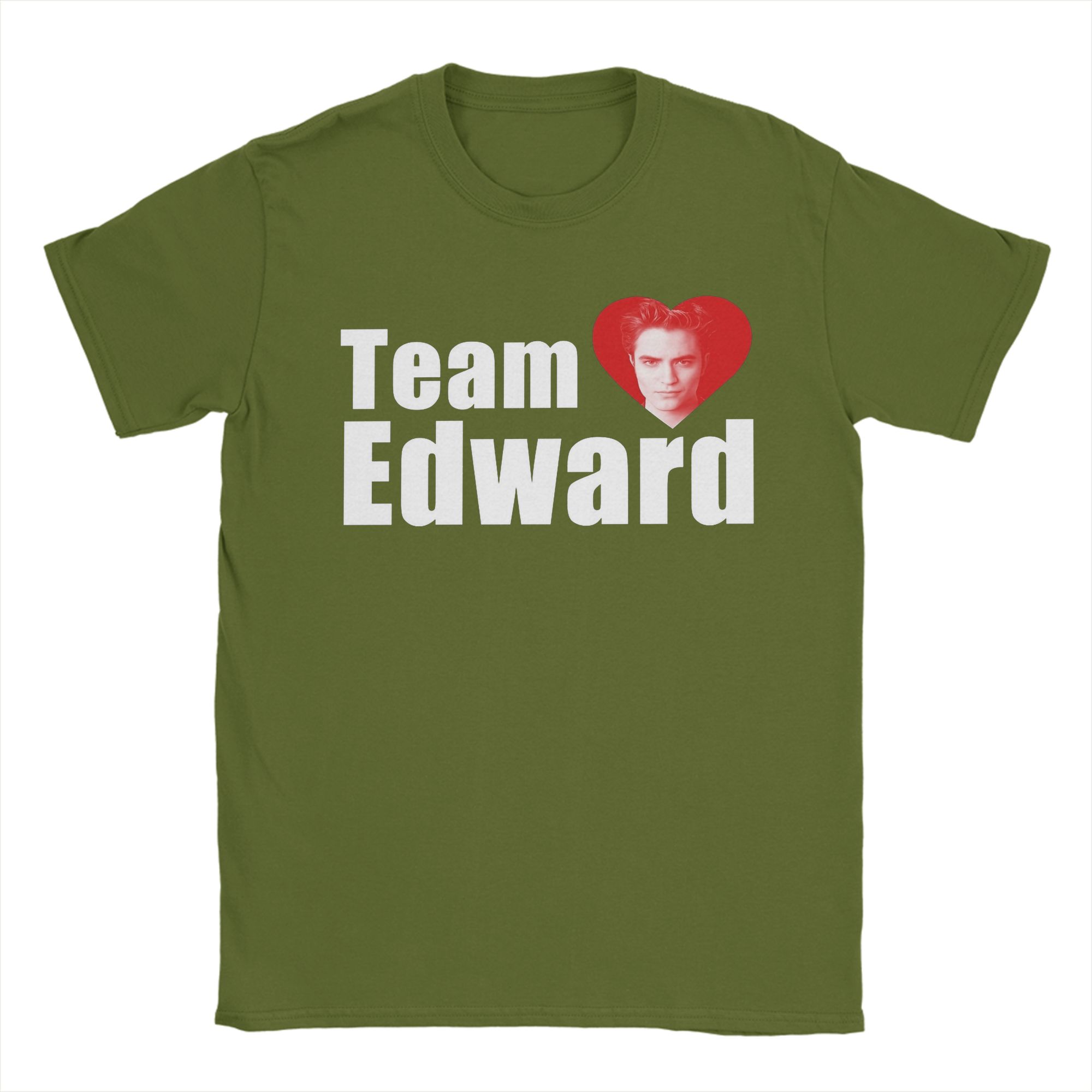 

Vintage Twilight Movie Team Edward T-Shirts Men Crew Neck Cotton T Shirts Short Sleeve Tee Shirt 4XL 5XL Clothes 4XL