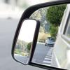 Universal 2Pcs 360 Degree Adjustable Car Wide-angle Blind Spot Mirror Square Frame Convex Clear Rearview Auxiliary Mirror