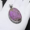Purpurite Gemstone Handmade 925 Sterling Silver Jewelry Pendant Natural Purpurite Oval Gemstone Antique Pendant Fine Jewelry For Gifts