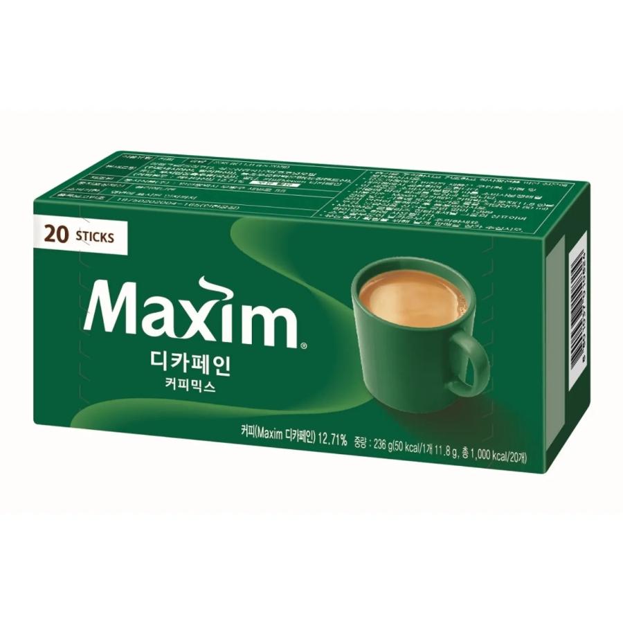 Dongsuh Maxim Decaf Coffee Mix 20T (236g)*2box Mix 20T (236g)*2box