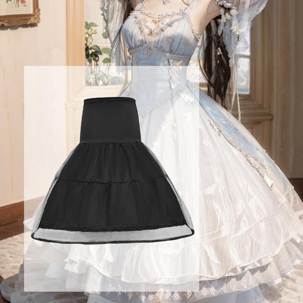Petticoat Skirt Fashion Cosplay Underskirt for Stage Performance Theme Party